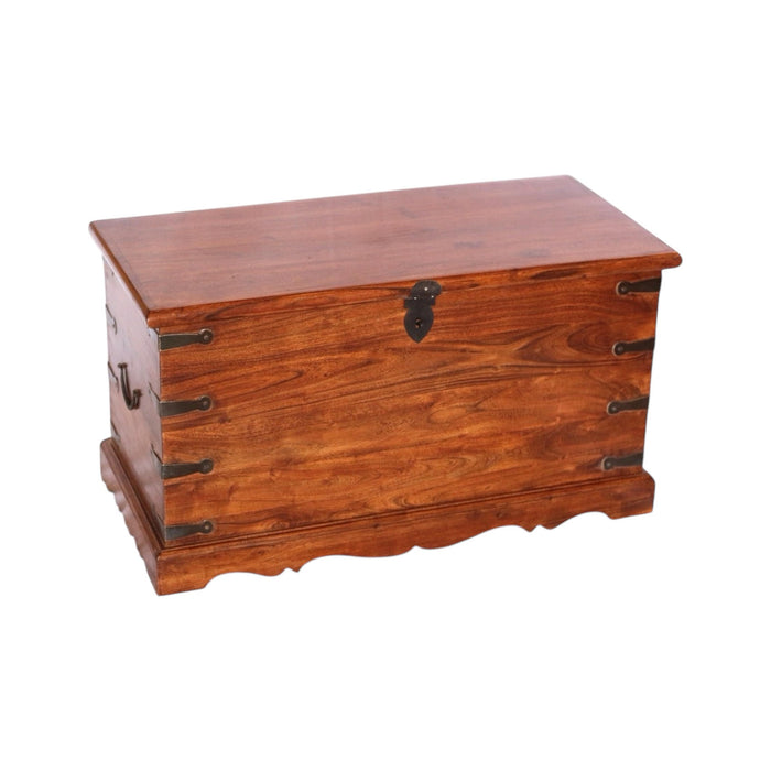 90CM WOODEN CHEST