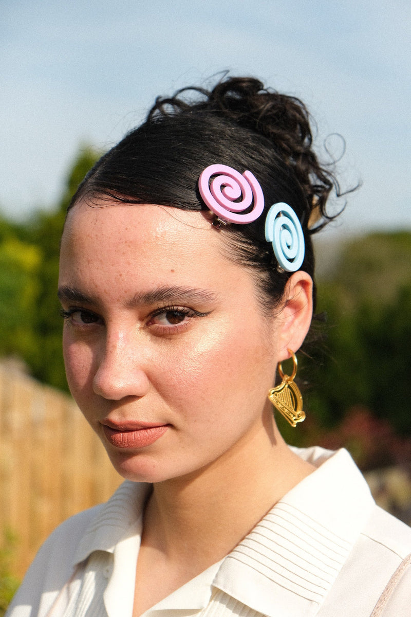 Spiral Hair Clips- Set of 2