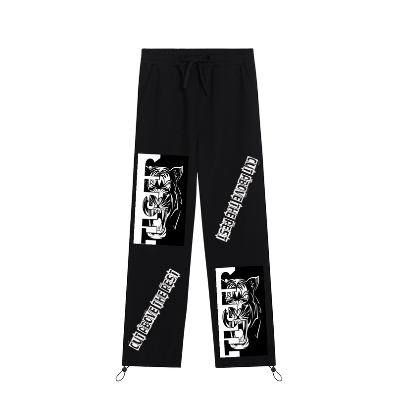 Essential Drawstring Straight-Leg Sweatpants