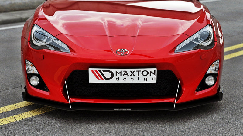 Maxton Design - FRONT RACING SPLITTER TOYOTA GT86 (WITH WINGS) (2012-2016)