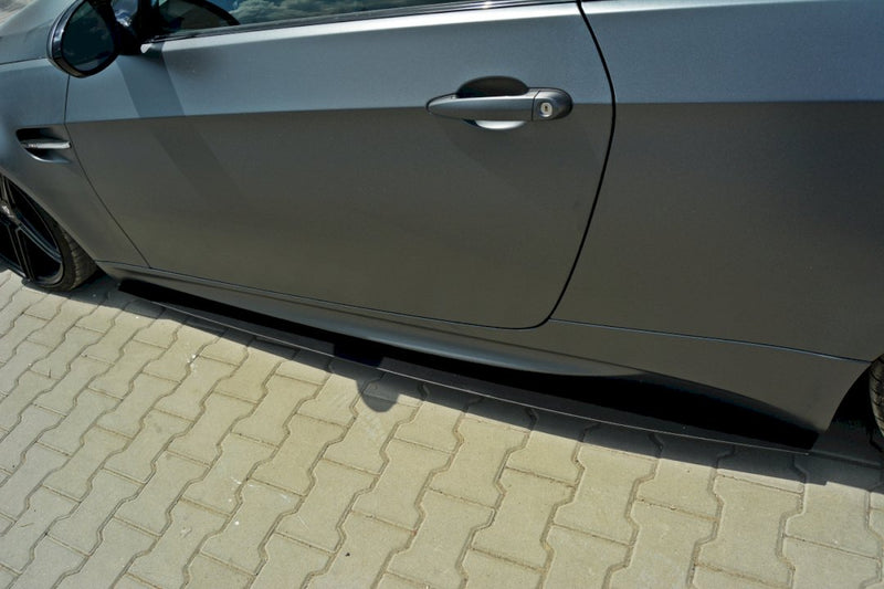 Maxton Design - RACING SIDE SKIRTS DIFFUSERS BMW M3 E92 / E93 (PREFACE MODEL)