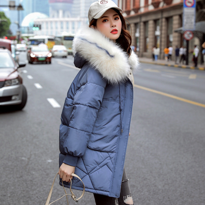 Mid-Length Casual Women's Cotton Coat