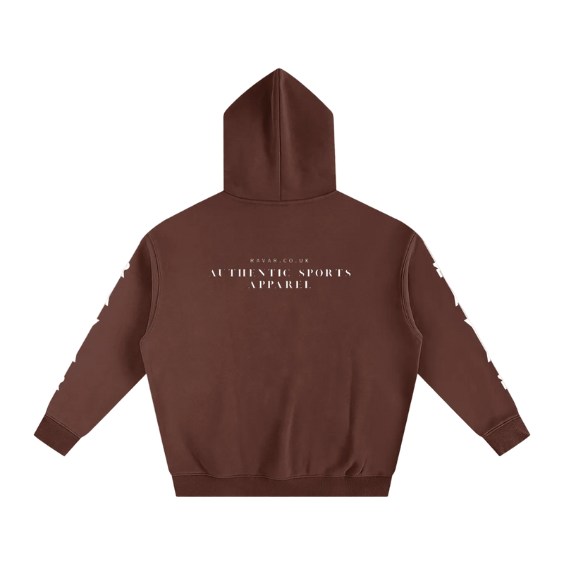 Ravar Arm-Print Heavyweight Hoodie