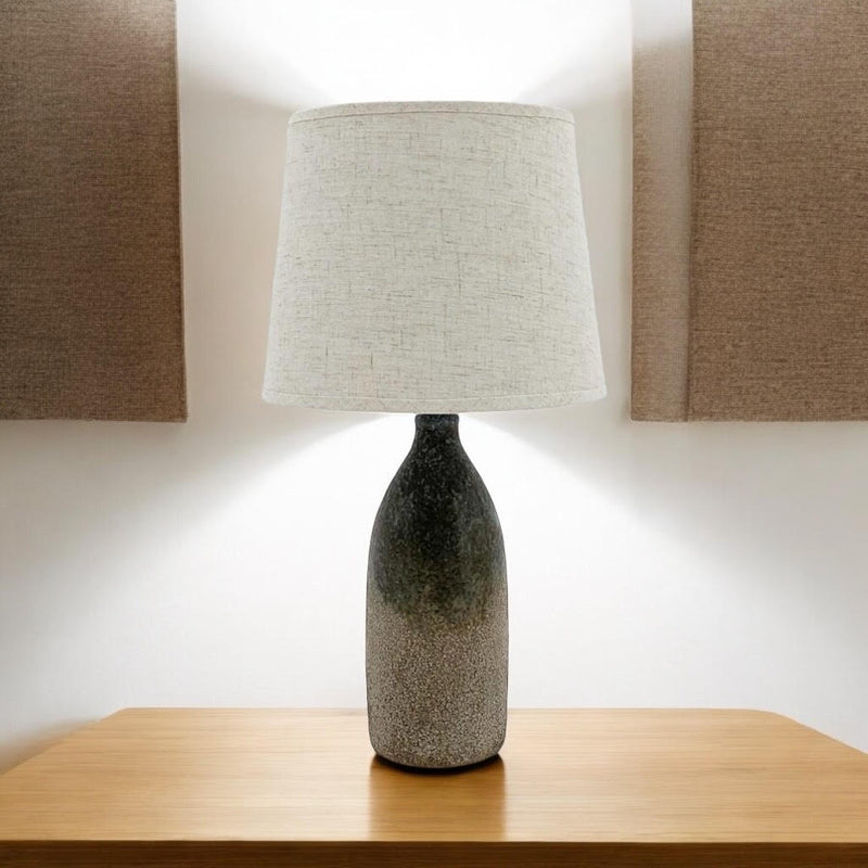 45CM RUSTIC LAMP AND SHADE