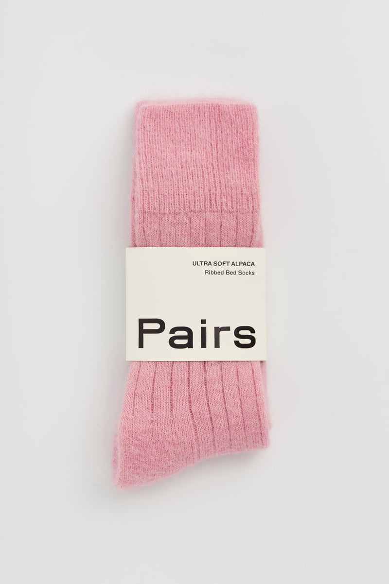 Alpaca Ultra Soft Ribbed Bed Socks