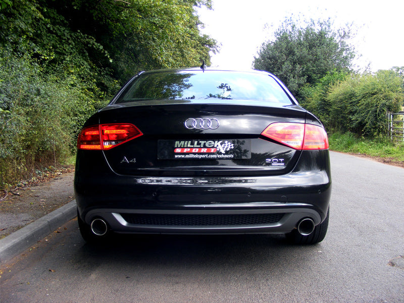 Milltek Sport - Cat Back Exhaust (Multiple Options) Audi A4 B8 2.0TFSI