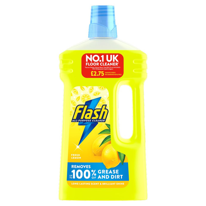 6 x Flash Liquid Lemon - 1 LITRE