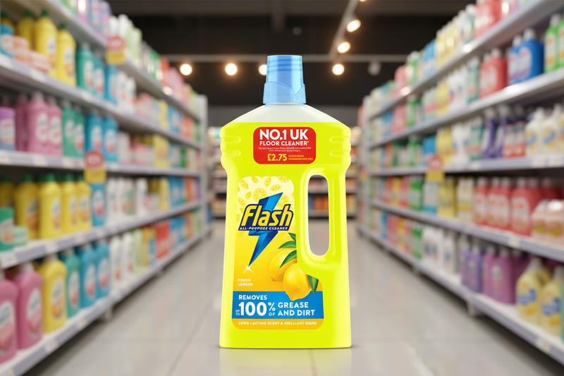 6 x Flash Liquid Lemon - 1 LITRE