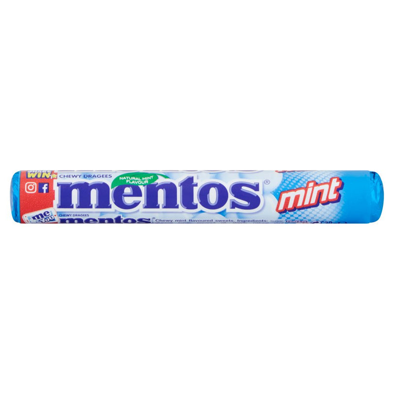 40 x Mentos Mint Chewy Dragees 38G