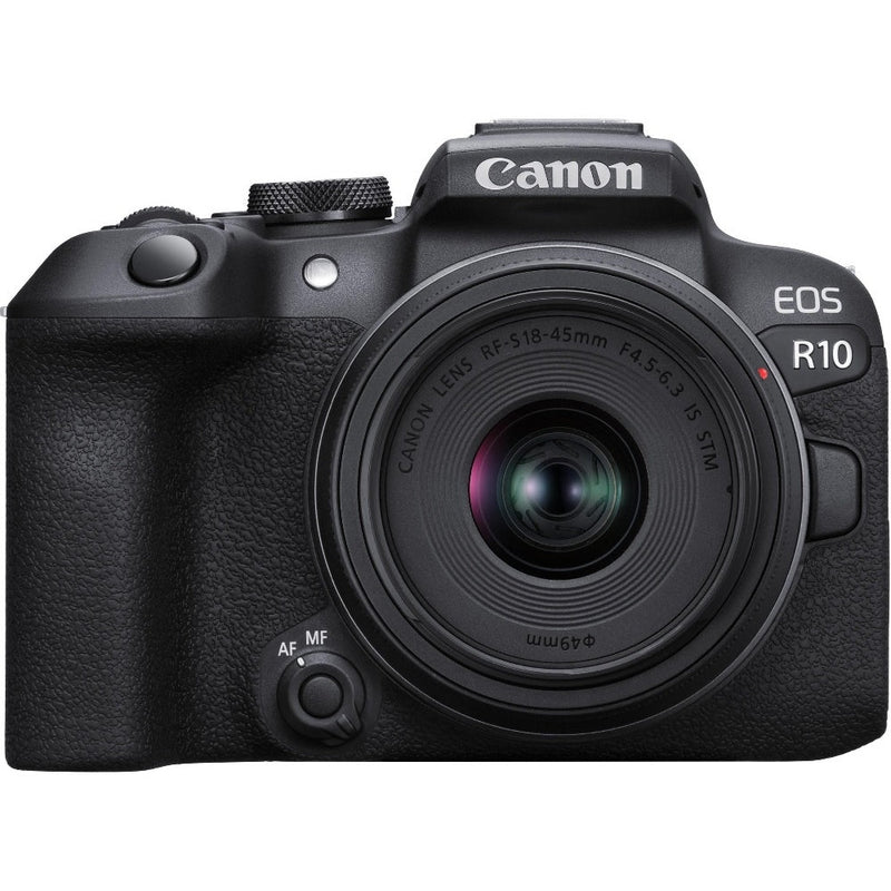 Canon EOS R10 APS-C Mirrorless Camera RF-S 18-45mm Lens Kit - without Mount Adapter