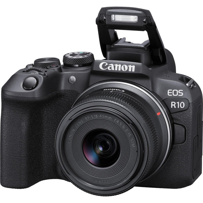 Canon EOS R10 APS-C Mirrorless Camera RF-S 18-45mm Lens Kit - without Mount Adapter