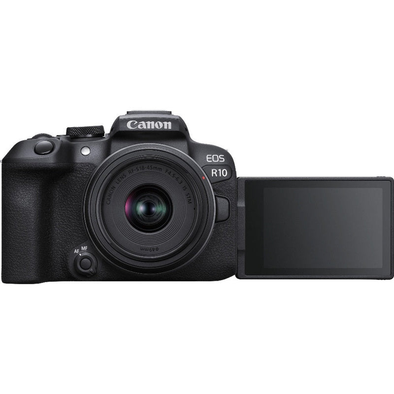 Canon EOS R10 APS-C Mirrorless Camera RF-S 18-45mm Lens Kit - without Mount Adapter