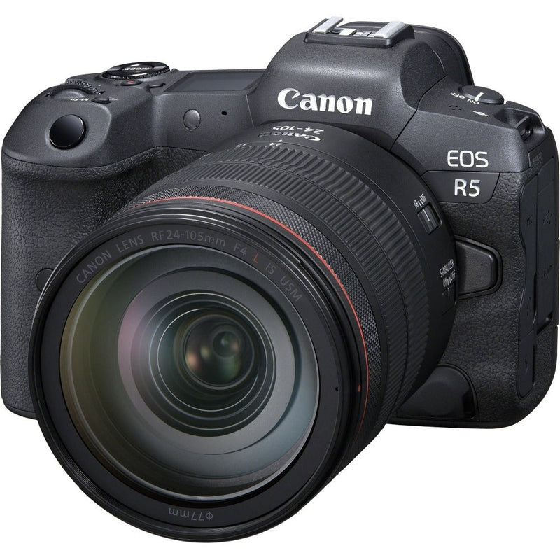 Canon EOS R5 Full Frame Mirrorless Camera RF 24-105mm F4 L Lens Kit