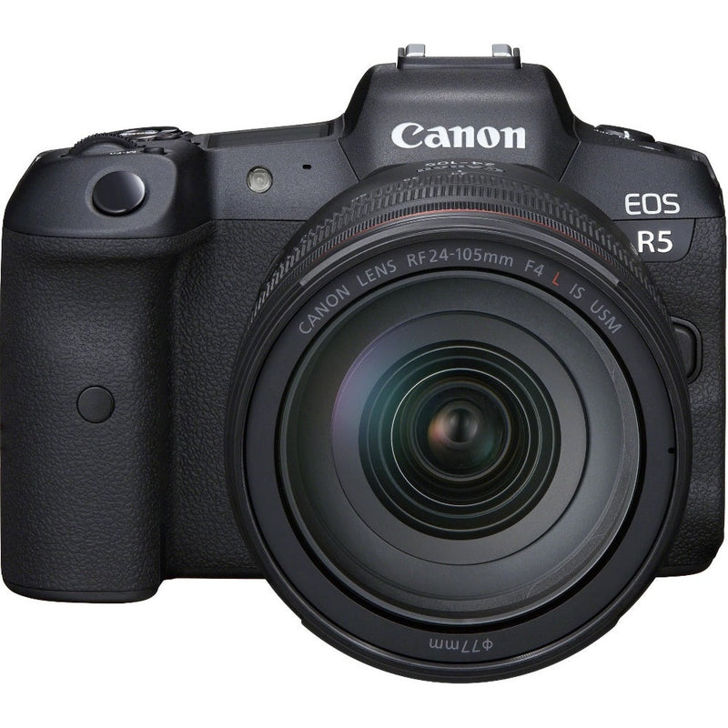 Canon EOS R5 Full Frame Mirrorless Camera RF 24-105mm F4 L Lens Kit