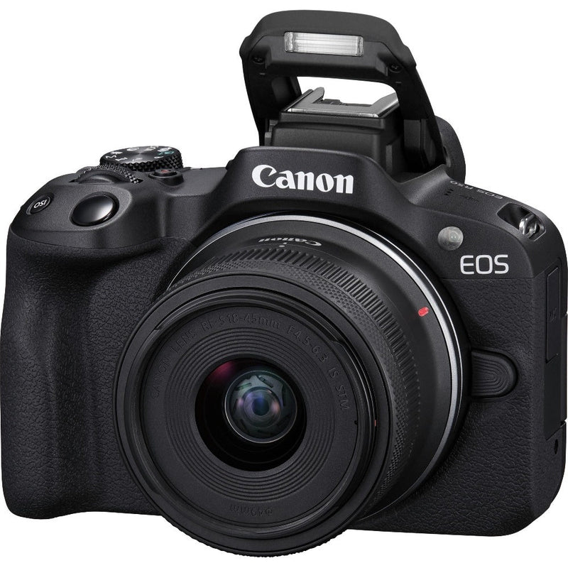 Canon EOS R50 APS-C Mirrorless Camera inc RF-S 18-45mm& RF-S 55-210mm Lens