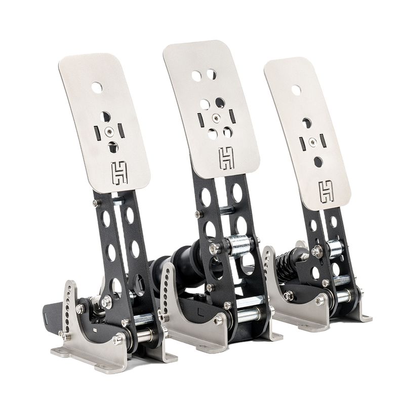 Heusinkveld Sprint 3-Pedal Set (Black) – Professional Sim Racing Brake, Throttle & Clutch | Load Cell Precision