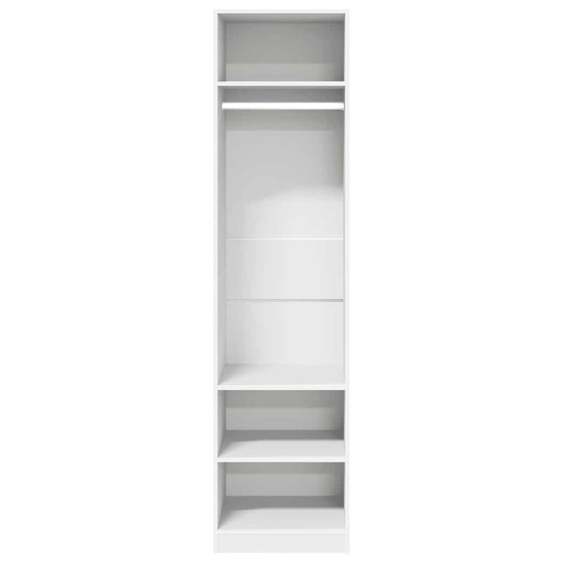 Wardrobe White 50x50x200 cm Engineered Wood