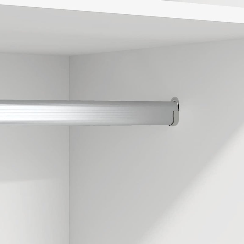Wardrobe White 50x50x200 cm Engineered Wood