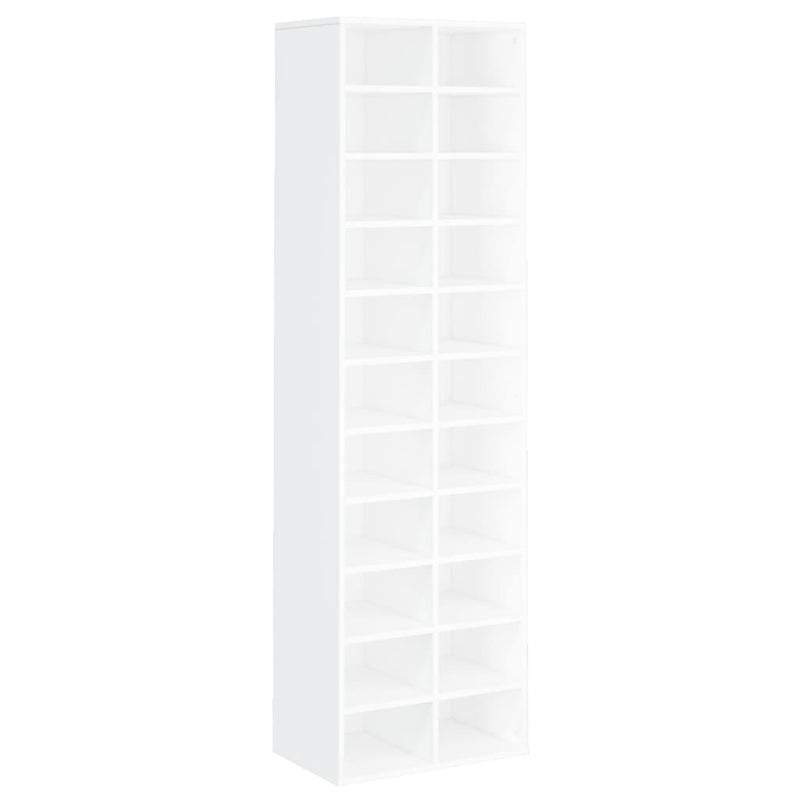 Modern Wooden Large Open Shoe Storage Cabinet Unit With 22 Compartments