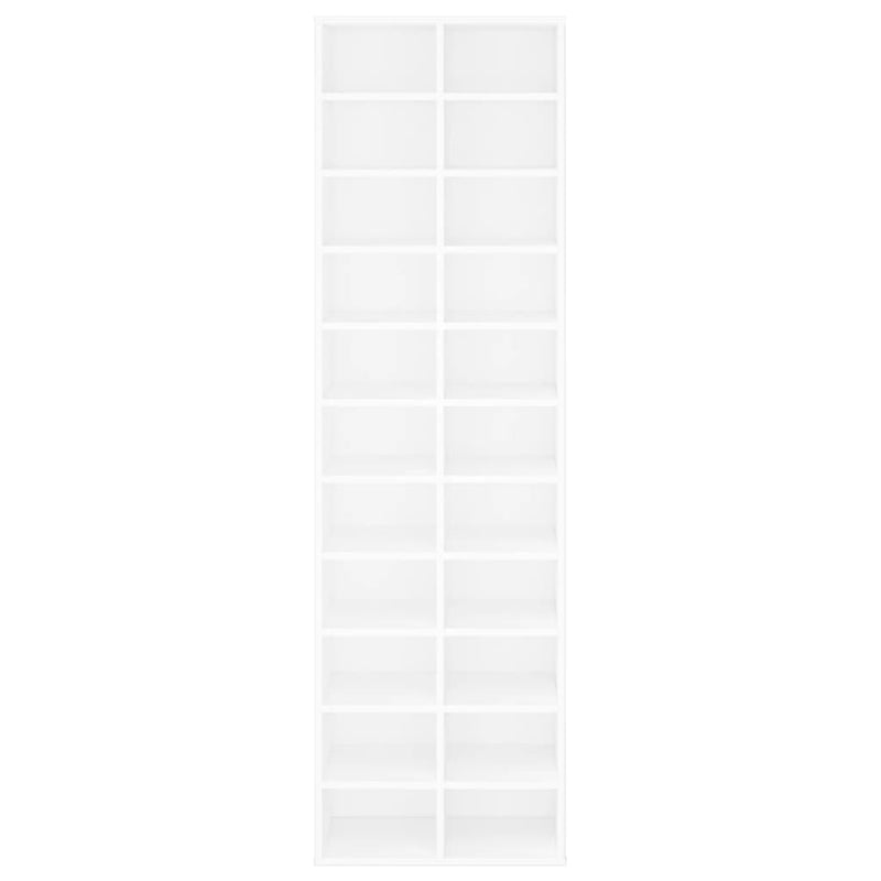 Modern Wooden Large Open Shoe Storage Cabinet Unit With 22 Compartments