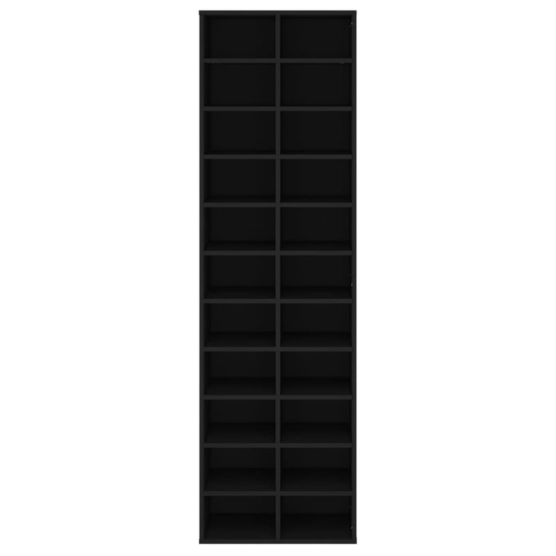 Modern Wooden Large Open Shoe Storage Cabinet Unit With 22 Compartments