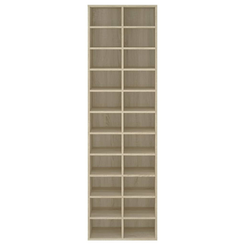 Modern Wooden Large Open Shoe Storage Cabinet Unit With 22 Compartments
