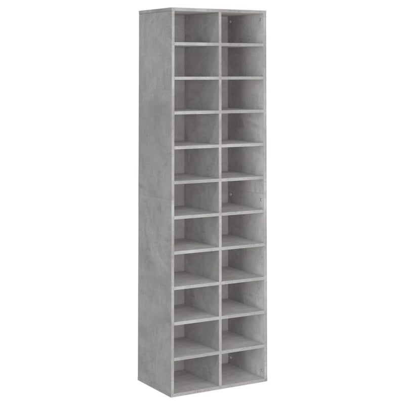 Modern Wooden Large Open Shoe Storage Cabinet Unit With 22 Compartments