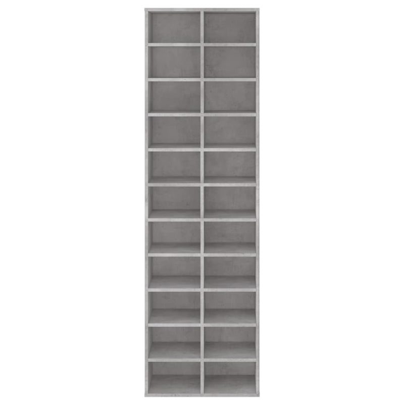 Modern Wooden Large Open Shoe Storage Cabinet Unit With 22 Compartments