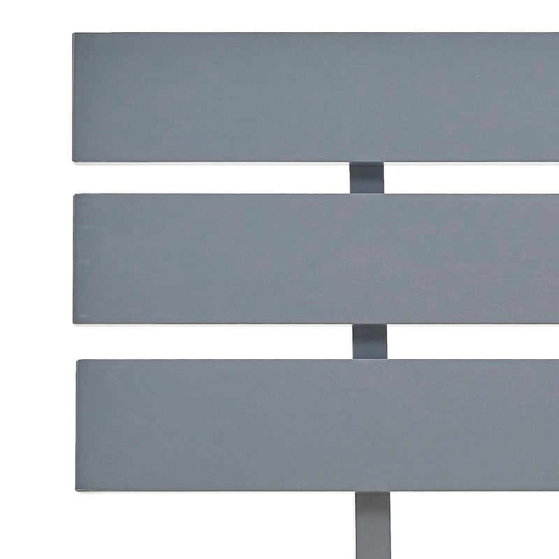 Bed Frame without Mattress Grey Solid Pine Wood 120x200 cm