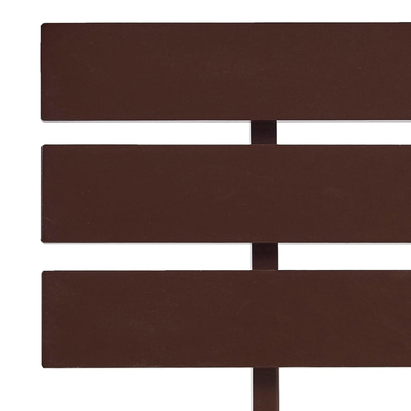 Bed Frame without Mattress Dark Brown Solid Pine Wood 90x200 cm