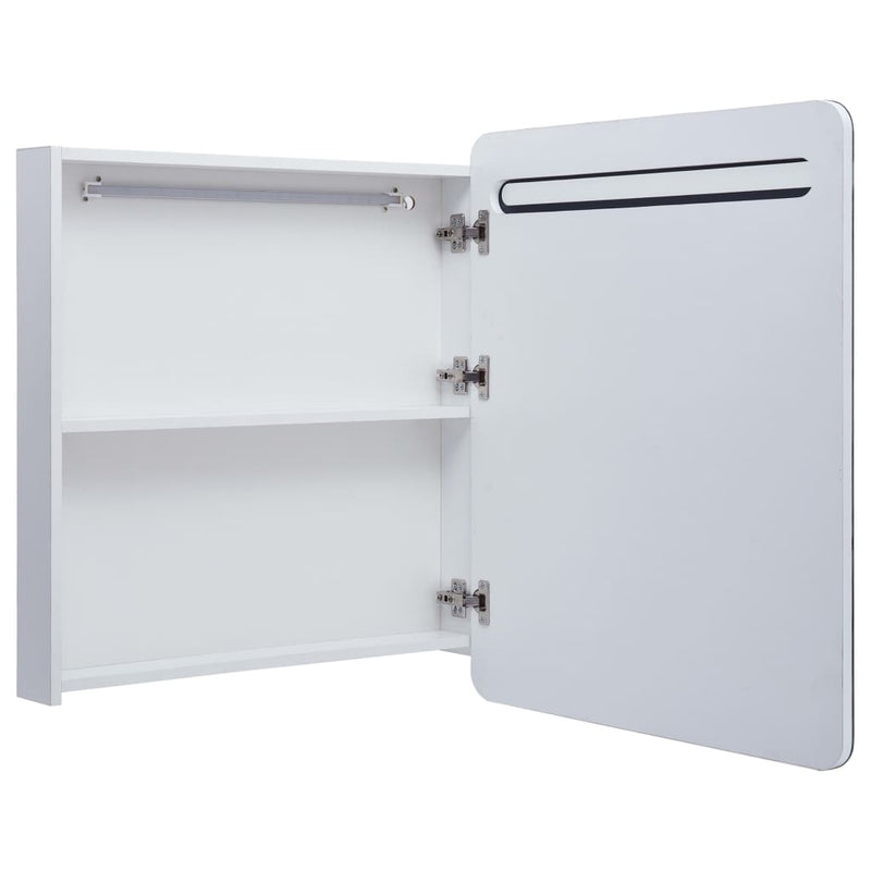 LED Bathroom Mirror Cabinet 68x9x80 cm