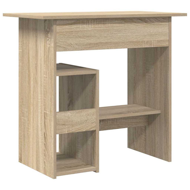 Modern Wooden Home Office Computer Desk Table With Keyboard Tray Storage