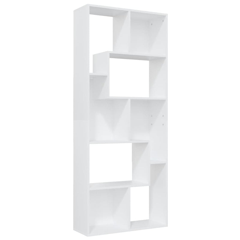 Modern Wooden Tall Open Bookcase Book Storage Cabinet Shelving Storage Display