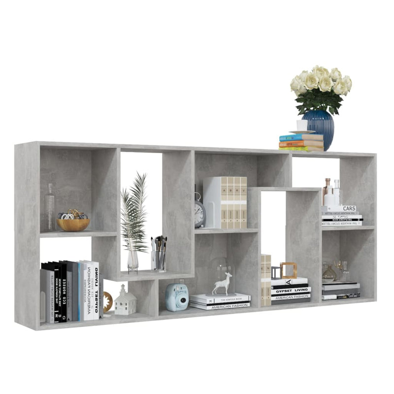 Modern Wooden Tall Open Bookcase Book Storage Cabinet Shelving Storage Display