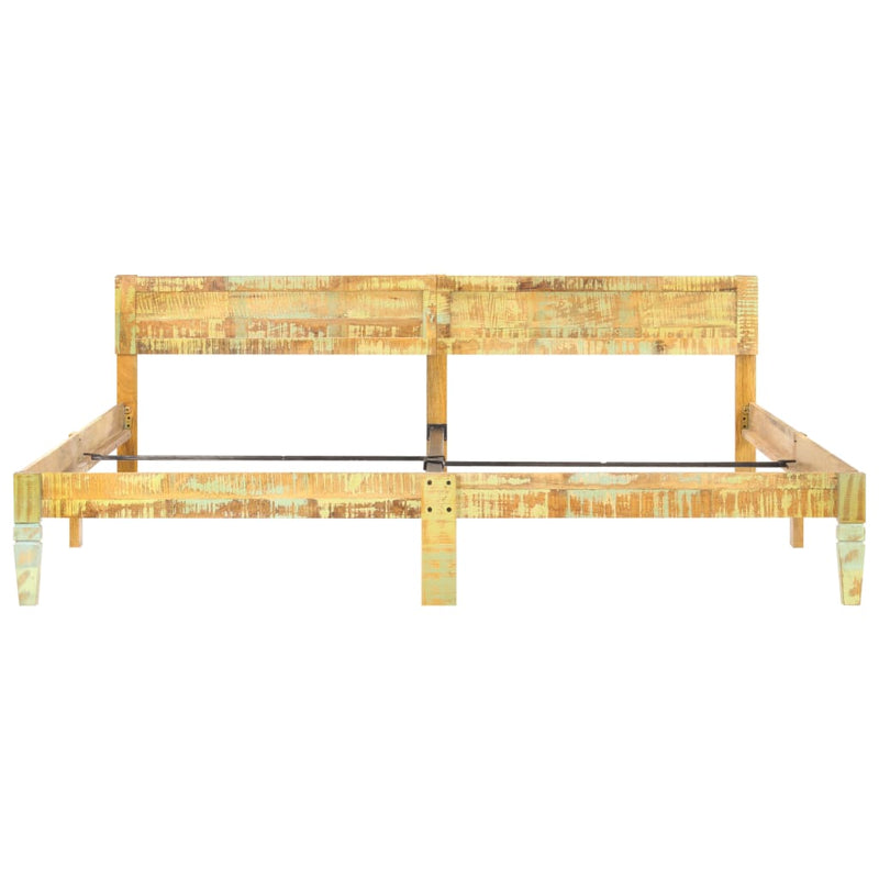 Bed Frame without Mattress Solid Reclaimed Wood 200x200cm