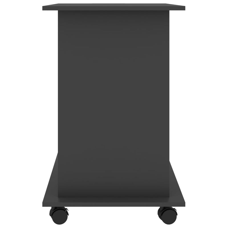 Computer Desk Grey 80x50x75 cm Engineered Wood