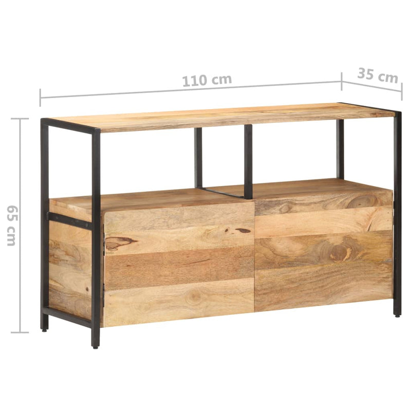Sideboard 110x35x65 cm Solid Mango Wood