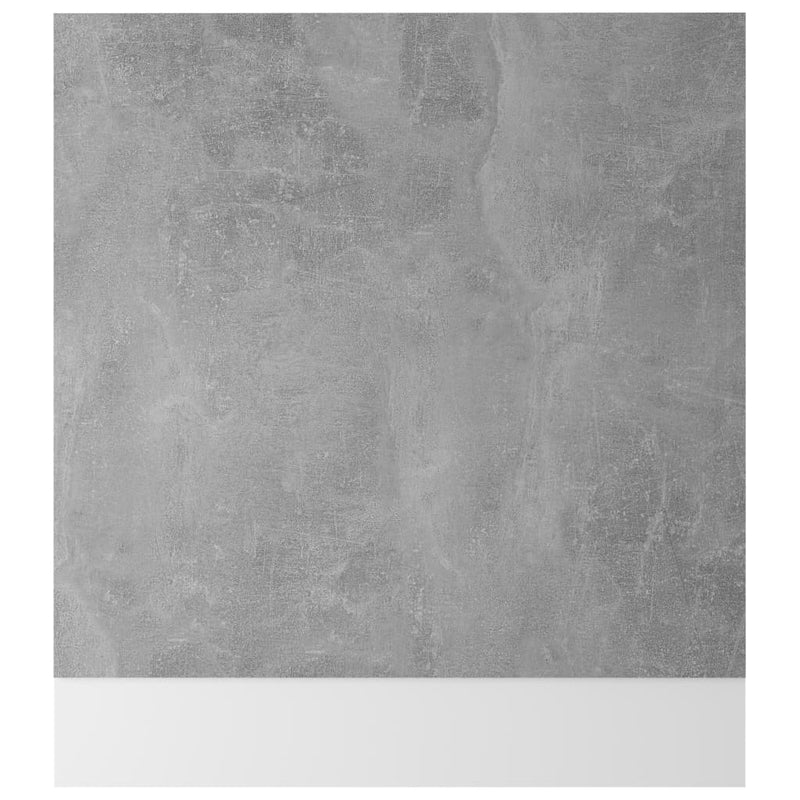 Dishwasher Panel Lyon Concrete Grey 59.5x3x67 cm Engineered Wood