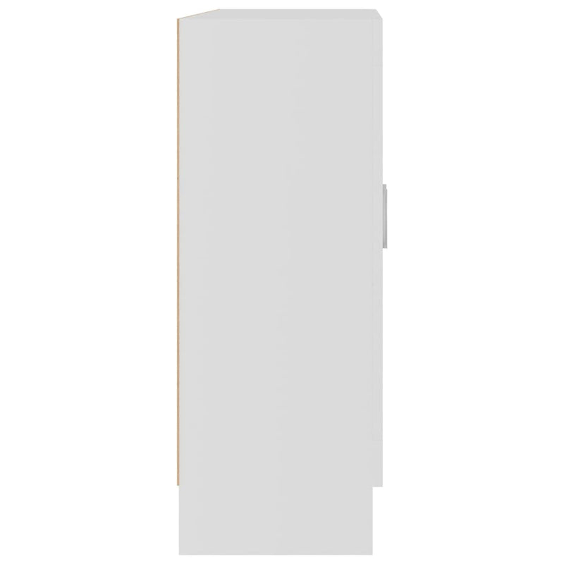 Book Cabinet White 82.5x30.5x80 cm Engineered Wood