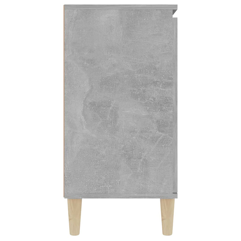 Sideboard Concrete Grey 101x35x70 cm Engineered Wood