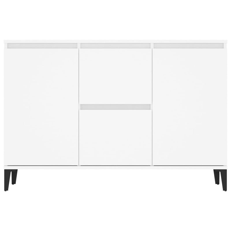 Sideboard White 102x35x70 cm Engineered Wood