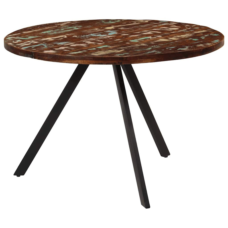 Dining Table 110x75 cm Solid Wood Reclaimed