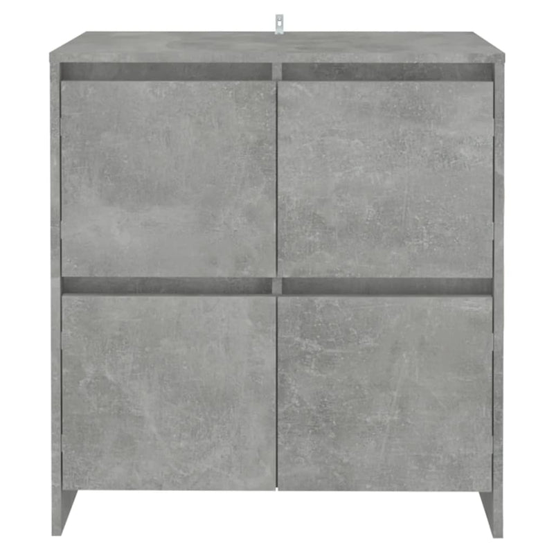 Sideboard Concrete Grey 70x41x75 cm Engineered Wood