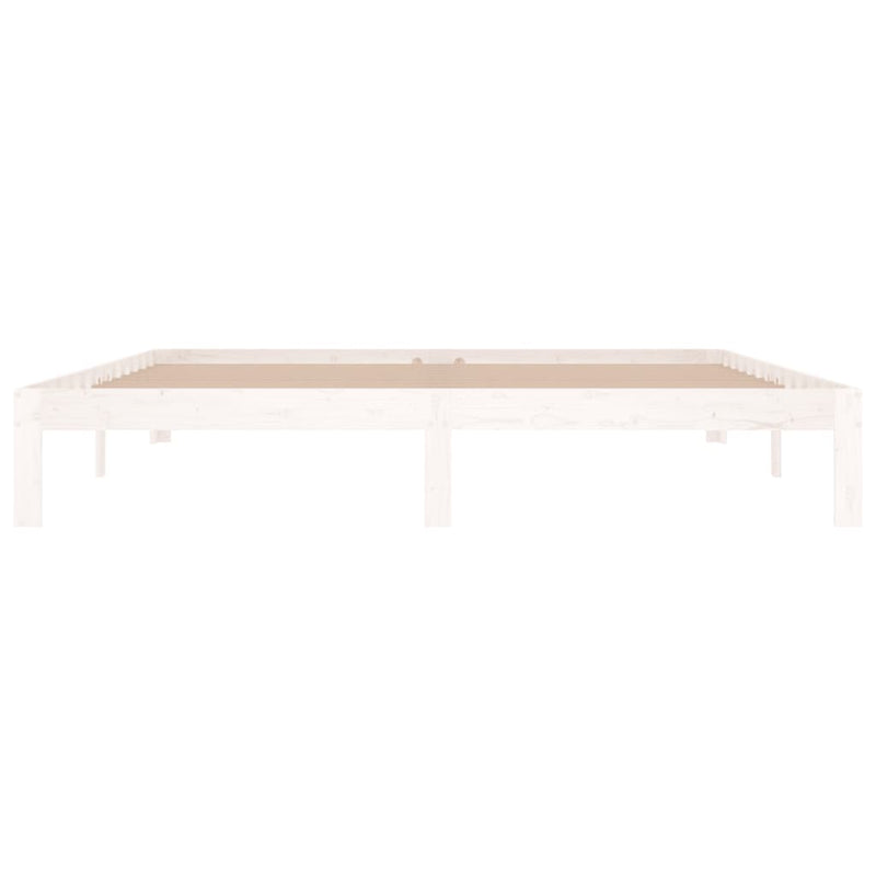 Bed Frame without Mattress White 180x200cm Super King Size