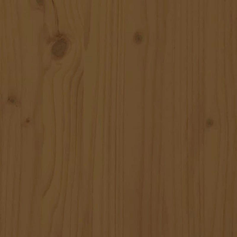 Bed Headboard Honey Brown 81x4x100 cm Solid Wood Pine