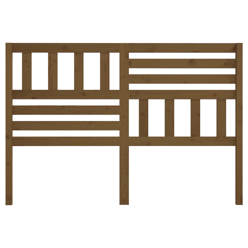Bed Headboard Honey Brown 156x4x100 cm Solid Wood Pine