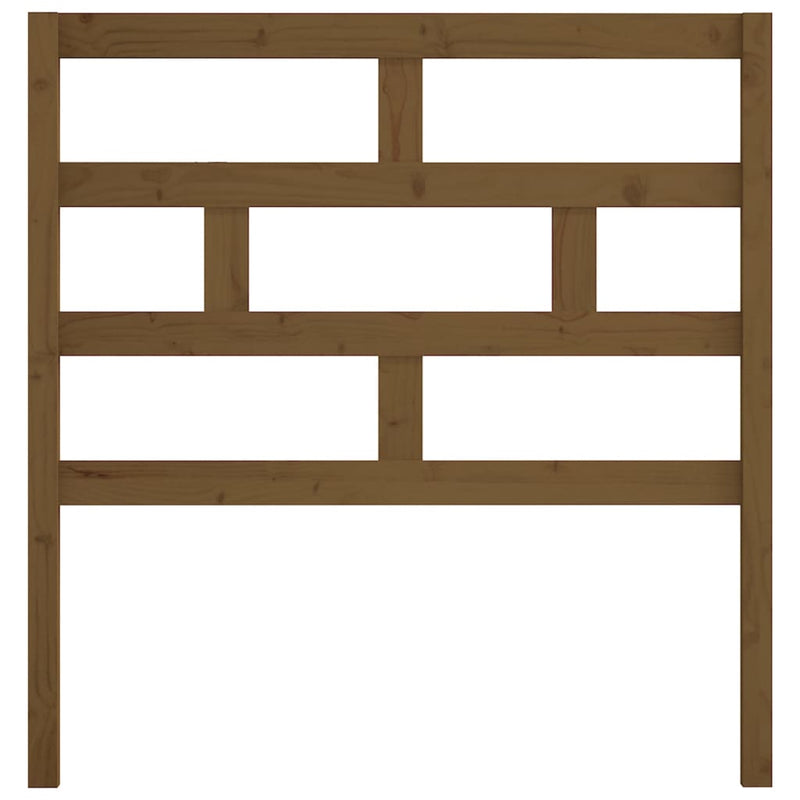Bed Headboard Honey Brown 96x4x100 cm Solid Wood Pine
