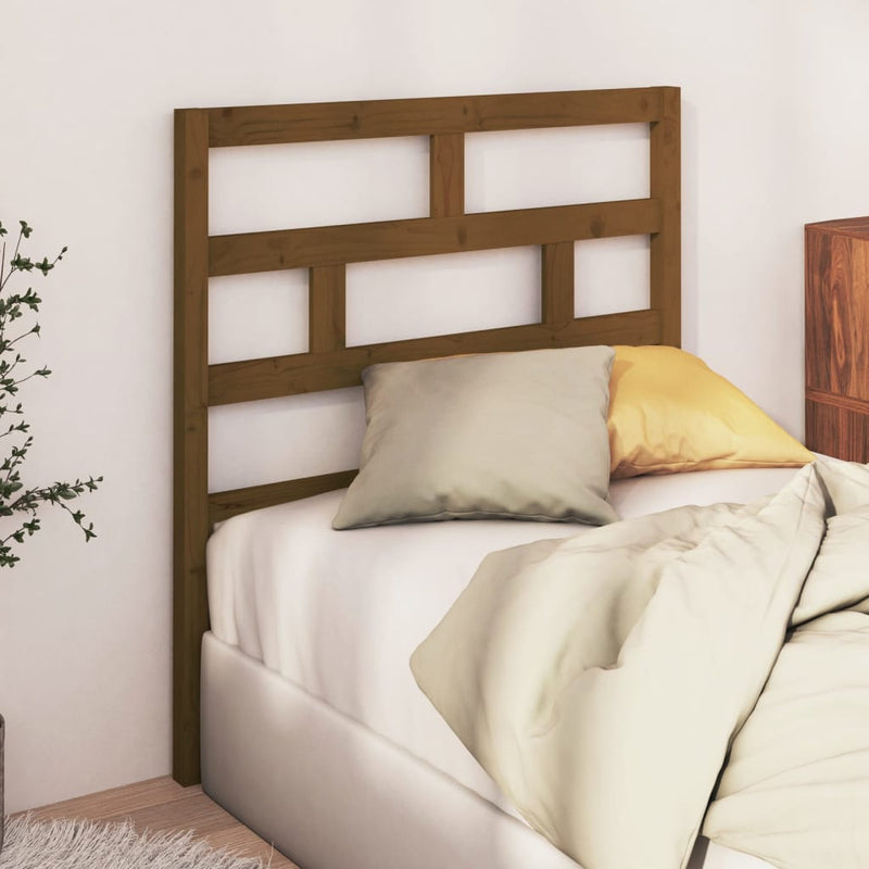 Bed Headboard Honey Brown 96x4x100 cm Solid Wood Pine