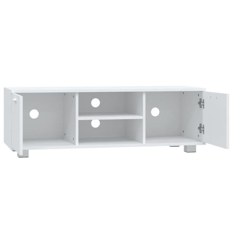 Modern Wooden 47 Inch TV Tele Stand Unit Cabinet With 2 Doors & Open Storage