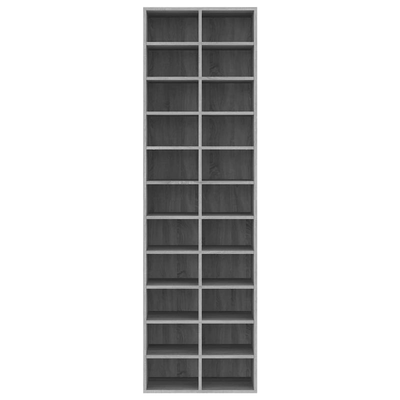 Modern Wooden Large Open Shoe Storage Cabinet Unit With 22 Compartments